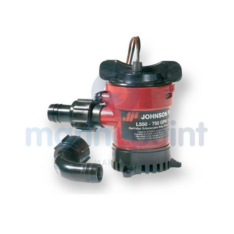 BOMBA ACHIQUE JOHNSON SUMERGIBLE, L450, 12v