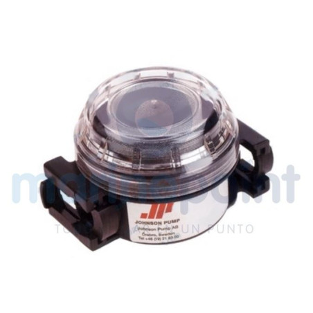 Johnson - FILTRO AGUA JOHNSON 2 x 1/2"-3/8", 8mm, EN LINEA  c/CONECTORES....DEP