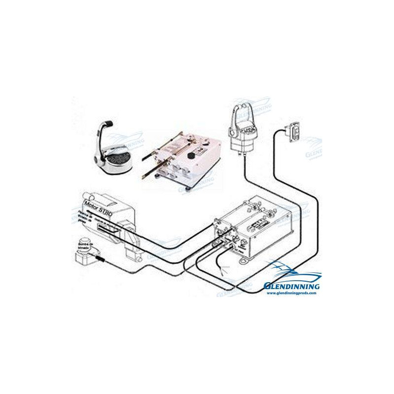 MANDOS ELECTRONICOS GLENDINNING, 1 MOTOR, 1 ESTACION + TRIM