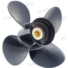 Solas - HELICE AMITA 4, ALUMINIO MULTI-E 14.3X19, Yamaha y Selva: 6G5-45945-01-98, 6G5-45945-01, 6G5-45945-01-98, 6K1-45945-01-9