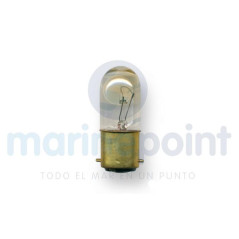 BOMBILLA PEBETERO B22, 30x60mm, 24v 25w