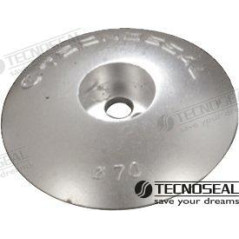 Tecnoseal - ANODO DISCO TIMON SIMPLE, 70mm, ALUMINIO