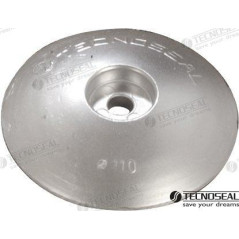 Tecnoseal - ANODO DISCO TIMON SIMPLE, 110mm, ALUMINIO