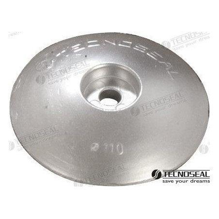 Tecnoseal - ANODO DISCO TIMON SIMPLE, 110mm, ALUMINIO