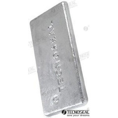 Tecnoseal - ANODO PLACA CALDAIA, ALUMINIO, 300 x 15 x 26, 125