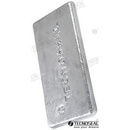 Tecnoseal - ANODO PLACA CALDAIA, ALUMINIO, 300 x 15 x 26, 125