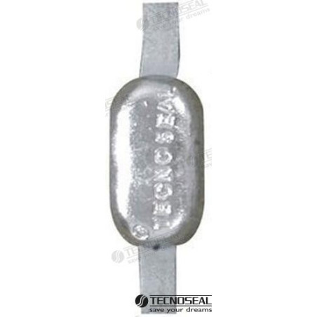 Tecnoseal - ANODO OVAL 0.455Kg ALUMINIO