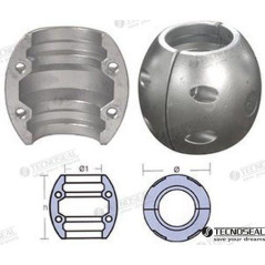 ANODO COLLAR EJE 55 mm, Zn