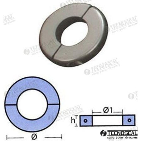 Tecnoseal - ANODO COLLARIN EJE 45mm...N..