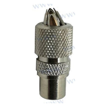 Glomex - CONECTOR MACHO p/CABLE TV-IEC, 9,5mm