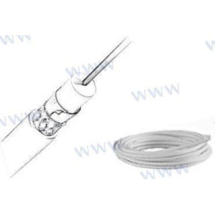 Glomex - CABLE TV RG6/U baja pérdida 75 Ohms, ROLLO 20m