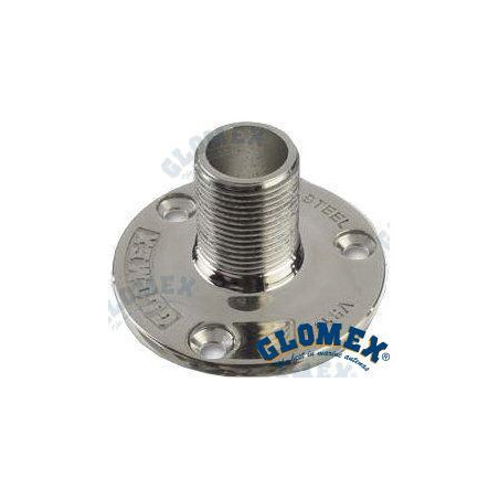 Glomex - SOPORTE GLOMEX INOX UNIVERSAL, ALTO 40mm, 150g, 1"