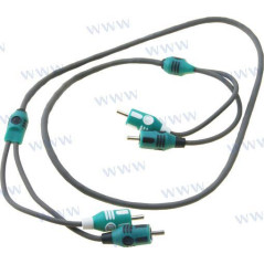 Kicker - CABLES RCA ALTAVOCES, 2 CANALES, 1m, KICKER