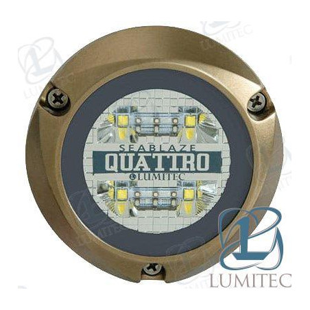 Lumitec - LUZ SUBMARINA BRONCE SPECTRUM RGBW, 12v, 2,1A--24v, 1,1A, 25w