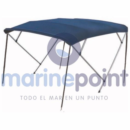 TOLDO BIMINI 4 ARCOS, 150/160 cm, AZUL