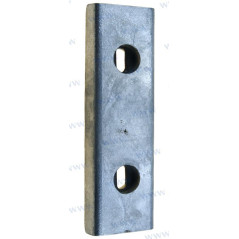 ANODO PLACA IPS ALUM. RECTANGULAR 268 x 85mm