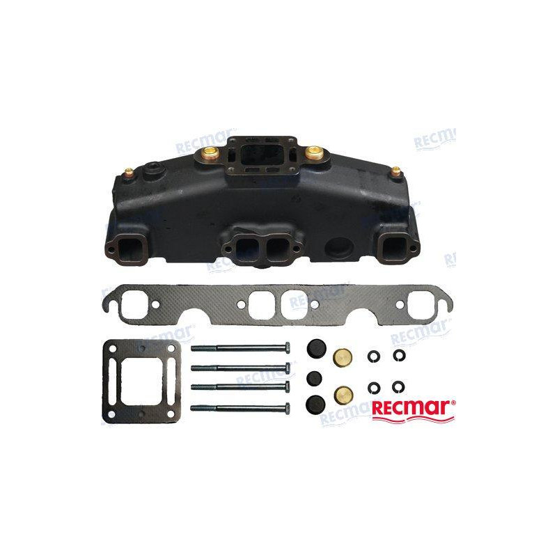 COLECTOR ESCAPE MCM V8 BLOQUE PEQUEÑO, 860246A15, 87114A30 y OMC:0509522 (GLM51230, HGE7114)