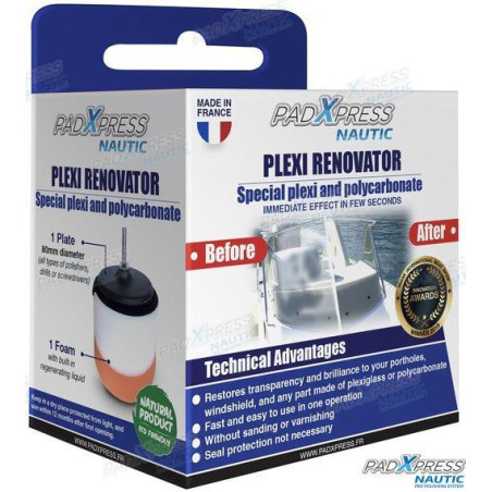 REGENERANTE PADXPRESS PLEXIGLAS, c/PLATILLO, 80mm