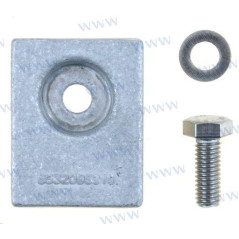 ANODO RECTANGULAR, VOLVO:875815 OMC:0769633, 5030265, 5035786 y SUZUKI:55320-95310 y 311, 55321-95300 y 311...N..