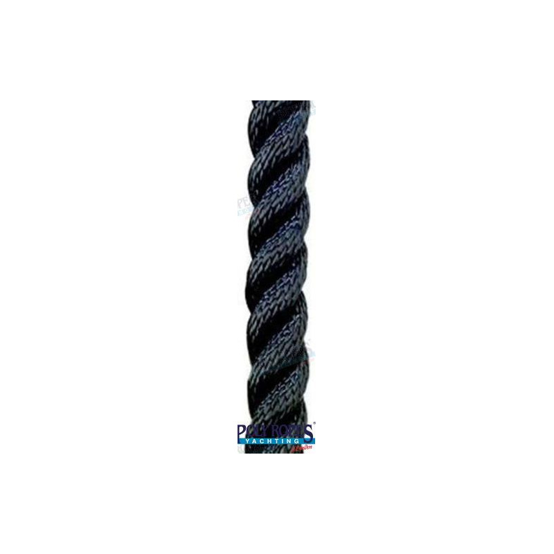 CABO POLIESTER SUPERIOR, NEGRO, 14mm, p/m