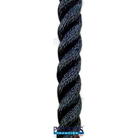 Poly Ropes - CABO POLIESTER SUP.NEGRO 14mm, p/m