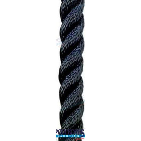 Poly Ropes - CABO POLIESTER SUP.NEGRO 18mm, p/m