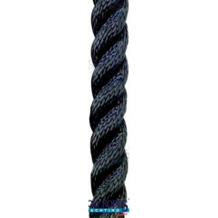 Poly Ropes - CABO POLIESTER SUP.NEGRO 06mm, p/m...