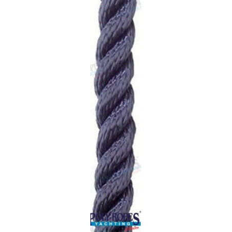 Poly Ropes - CABO POLIESTER SUP. AZUL 14mm, p/m