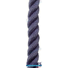 Poly Ropes - CABO POLIESTER SUP. AZUL 18mm, p/m