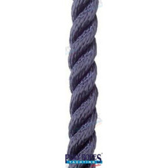 Poly Ropes - CABO POLIESTER SUPERIOR, AZUL, 10mm, p/m