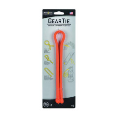 ABRAZADERAS REUSABLES 45,72 cm Naranja, KIT DE 2