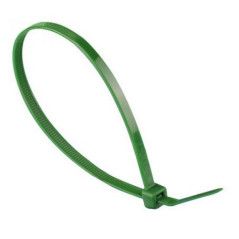 Mikalor - ABRAZADERAS NYLON 2,5x100, Verdes, BOLSA