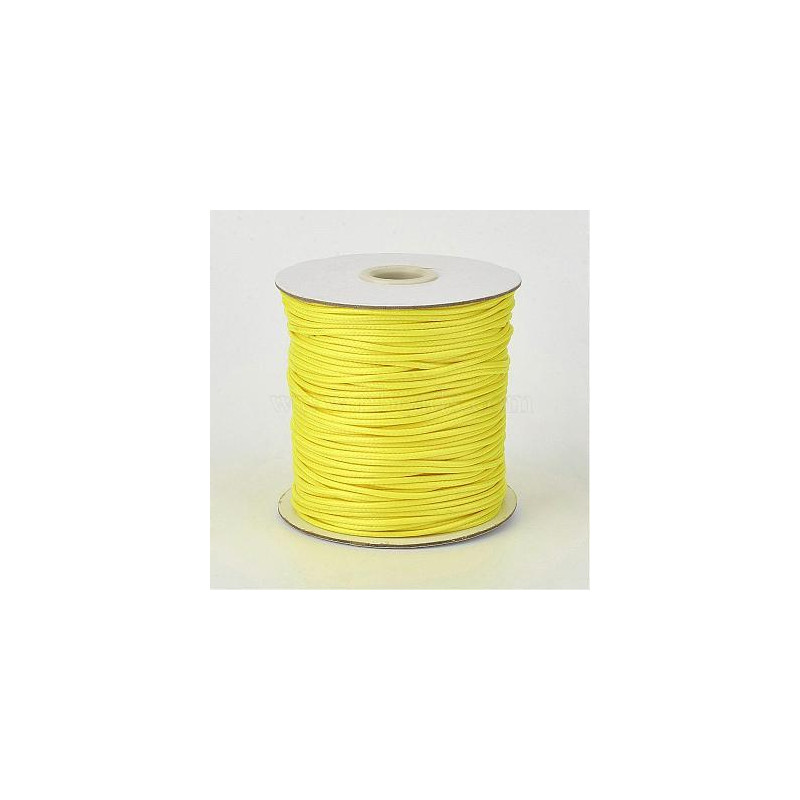 HILO ENCERADO AMARILLO, CARRETE 1mm, 50m