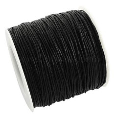 Marina Performance Ropes - HILO ENCERADO NEGRO, CARRETE 1mm, 50m