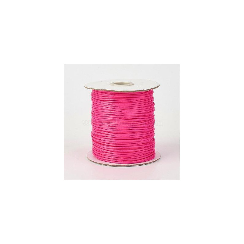 HILO ENCERADO ROSA, CARRETE 1mm, 50m