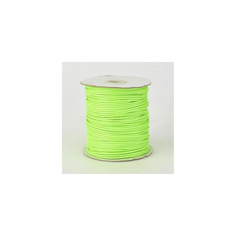 HILO ENCERADO VERDE NEON, CARRETE 1mm, 50m