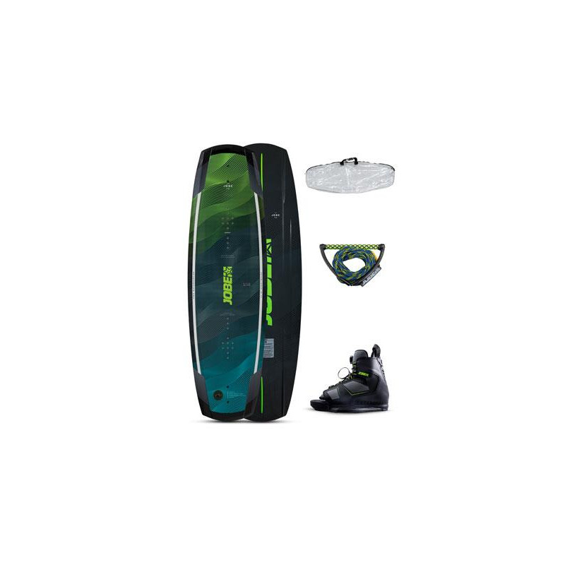 WAKEBOARD JOBE VANITY, 141, c/BOTAS, BOLSA y PALONIER, 7/10, KIT