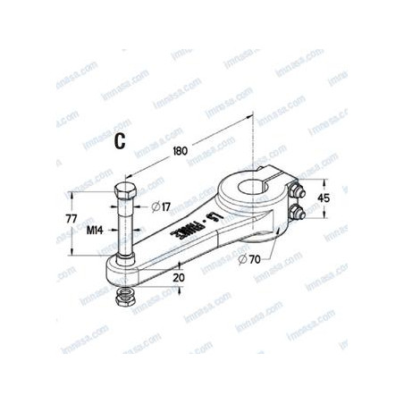 BIELA TIMON MECANIZADA, LS75P