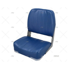 ASIENTO ABATIBLE, SEMIPIEL, AZUL, 400 x 510 mm