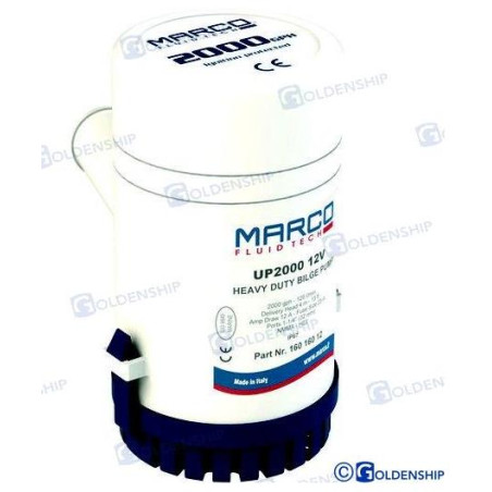 Marco - BOMBA ACHIQUE SUMERGIBLE, MARCO H.D., 12v, 126 l/m (1126-49)...++