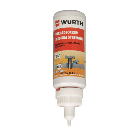 FIJADOR TORNILLOS, RESISTENCIA MEDIA, WÜRTH, 50g