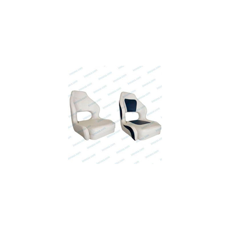 ASIENTO SEMIPIEL, BLANCO, 530 x 640mm