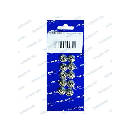 BROCHES INOX PLANO MACHO (10), KIT