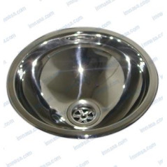 Can - LAVABO REDONDO INOX, 300 x 330 x 120mm