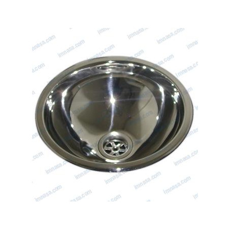 LAVABO REDONDO INOX, 300 x 330 x 120mm