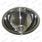 LAVABO REDONDO INOX, 300 x 330 x 120mm