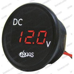 VOLTIMETRO INDICADOR, 2,5 A 30v, M37mm DIAMETRO EXTERIOR