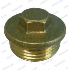 TAPON MACHO LATON EN1254/4, GUIDI, 3/4"