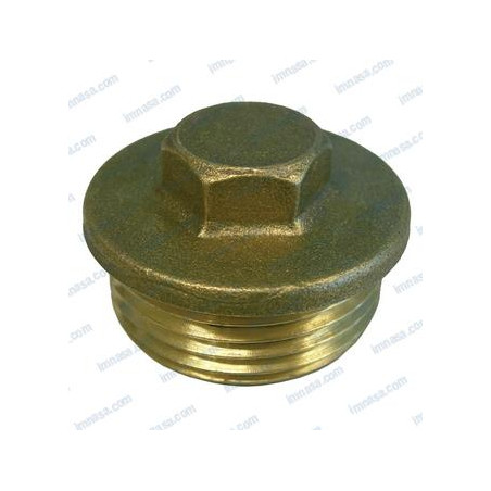 TAPON MACHO LATON EN1254/4, GUIDI, 1-1/4"