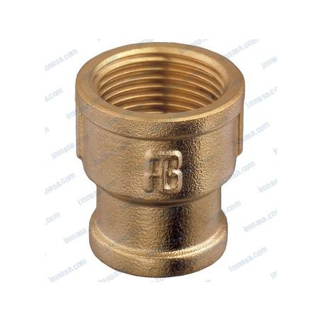 MANGUITO REDUCIDO BRONCE, H-H, 1/2" x 3/8"